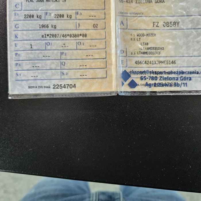 Wood mizer lt40 mobilny zarejestrowany