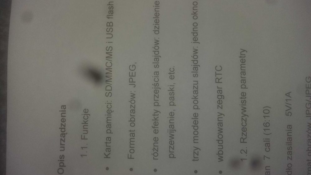 Cyfrowa ramka 7" SIGMATek