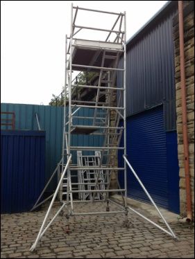 Torre Andaime Alumínio Móvel 6m Usada