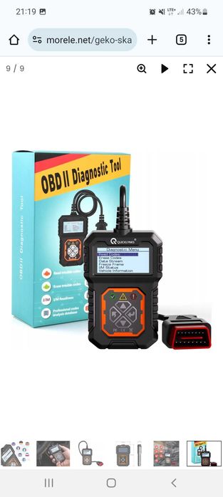Skaner diagnostyczny - Super jakość obd !