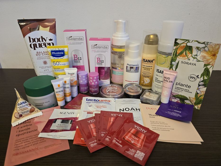 Duży zestaw kosmetyków beauty box plus gratisy