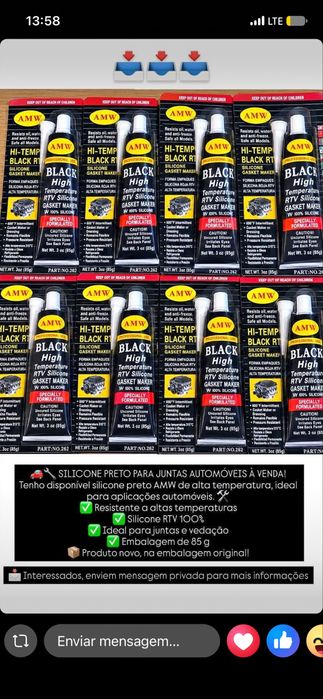 Black high junta para cabecote do motor