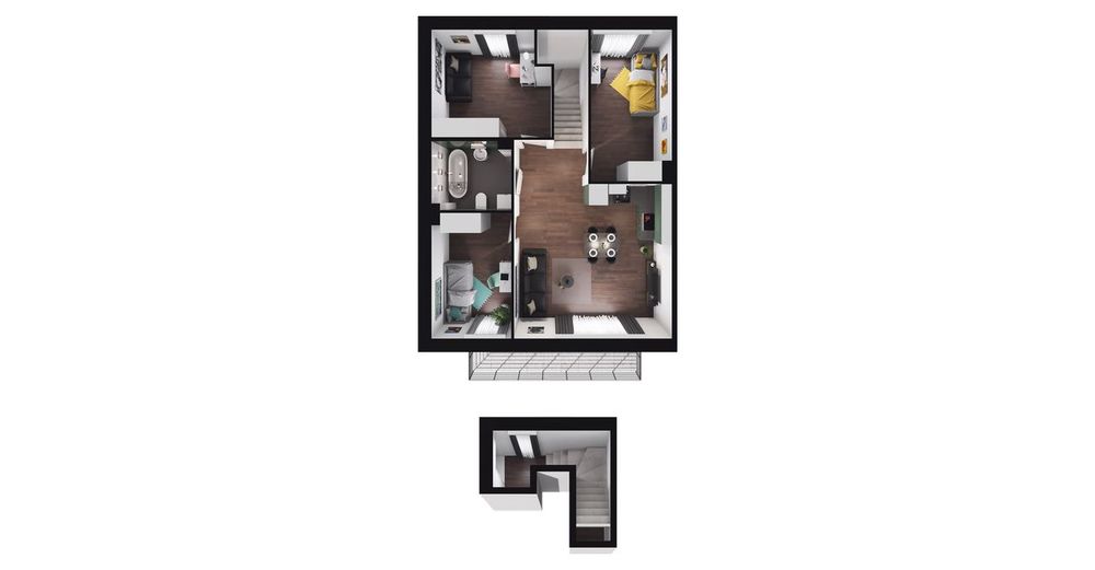 4-pokojowe mieszkanie 62m2 + balkon Bezpośrednio