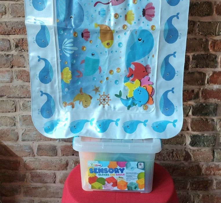 Sensoryczne klocki i mata wodna (nowa)