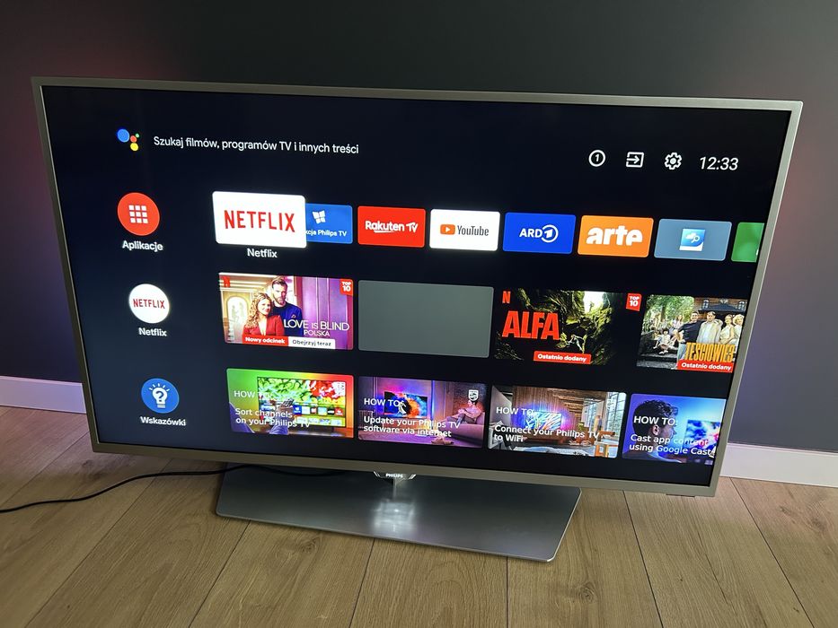 SMART TV Philips 43 cali ANDROID ambilight HUE smart