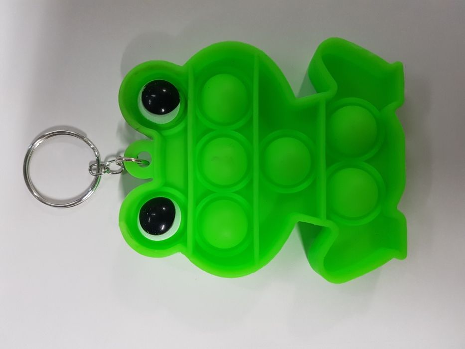 Brelok  sensoryczny push buble pop it  - żabka