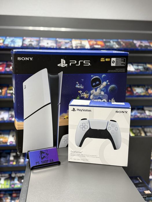PlayStation 5 Slim Digital Edition 825 GB SSD ігрова консоль пс5 слім магазин з гарантією