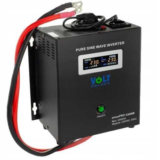 Інвертор Volt Polska 2500W 24V ДЖБ ИБП Чистий синус. Беcперебойник. Инвертор