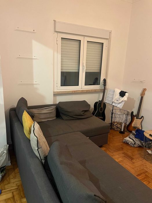Sofá IKEA com chaise longue