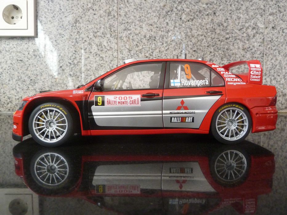 1:18 AutoArt, Mitsubishi Lancer WRC 05, Rally Monte Carlo 2005