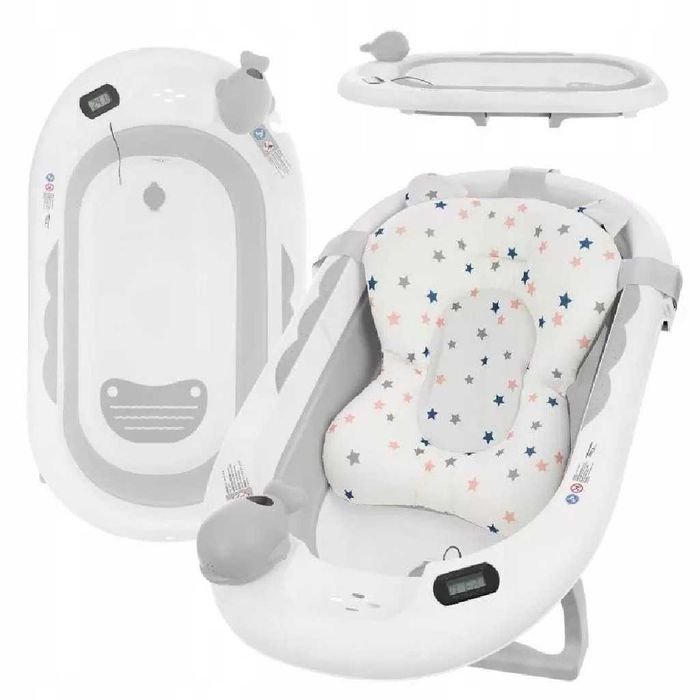 Wanienka składana z poduszką dla niemowlaka Primabobo bardzo wygodna