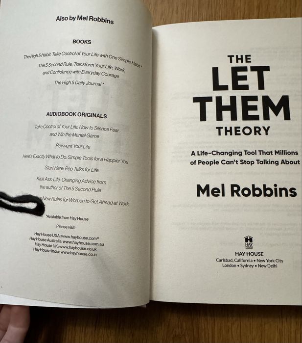 The Let Them Theory — Mel Robbins (Оригінал, Hardcover, англійською)