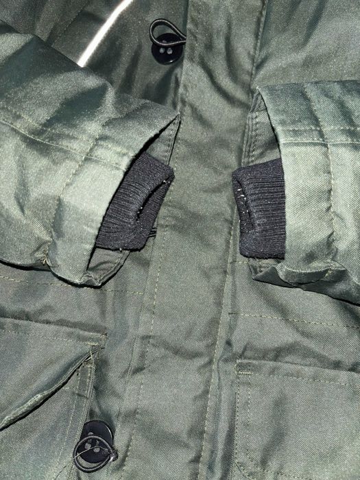 Kurtka zimowa parka chłopięca 134-140cm kurtka khaki