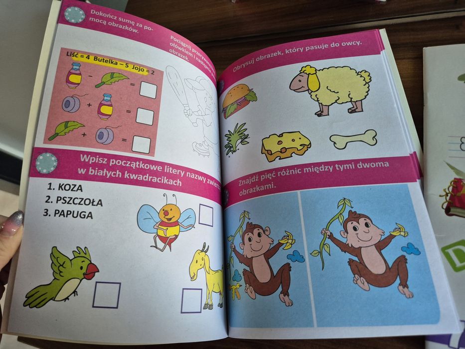 2 nowe książki dla 5-7 latki
Mój mega podręcznik gry 
Piszę na 5