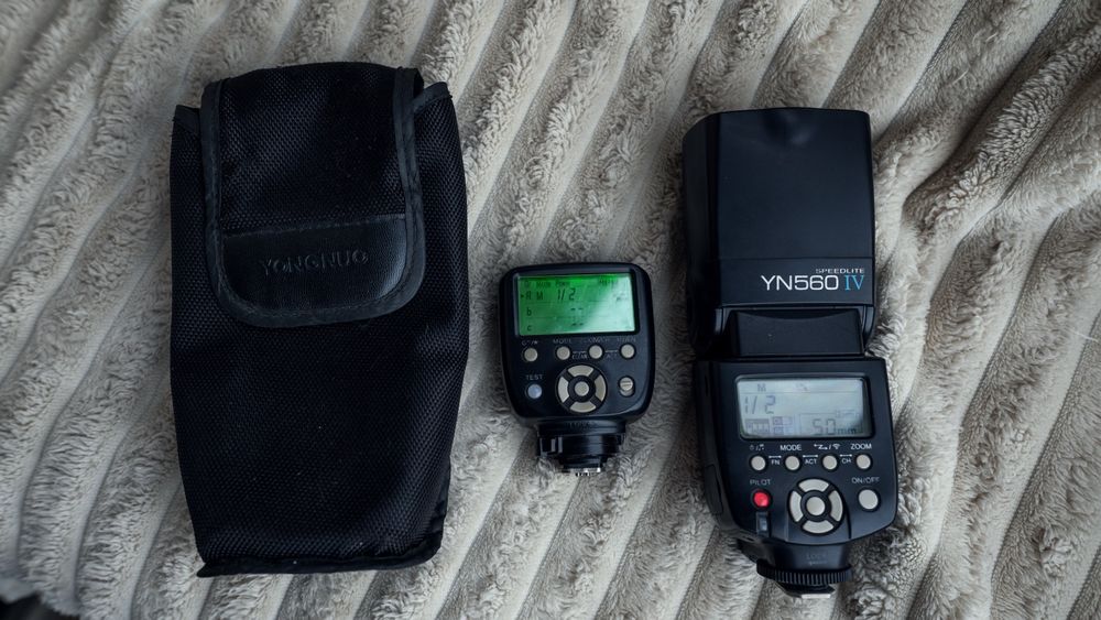 Спалах Yongnuo YN560 IV + радіосинхронізатор Yongnuo YN560-TX для Canon