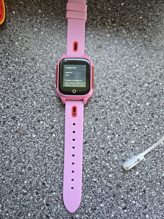 Дитячий годинник jetix DF100 з GPS трекером, 4G, відеодзвінки, рожевий