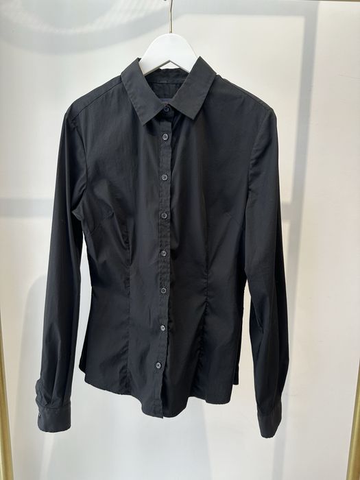 Сорочка Trussardi Jeans чорна приталена, розмір XS