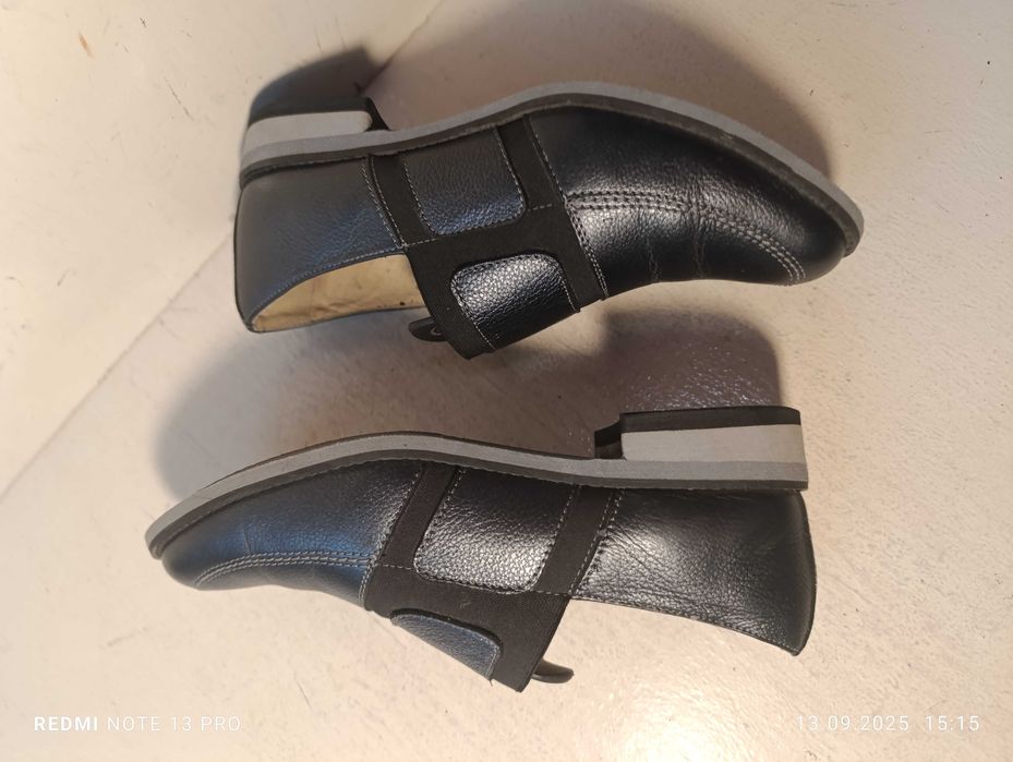 mokasyny skórzane Tanex