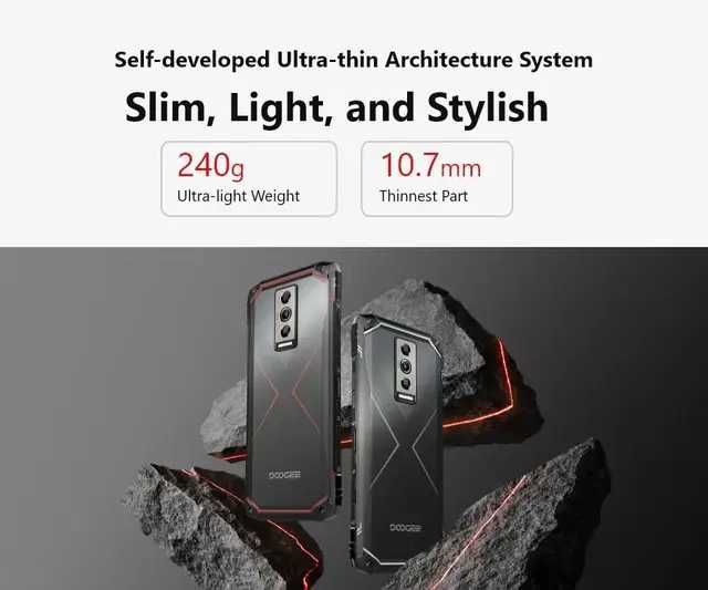 Смартфон Doogee Blade 10 Pro Silver Black 6/256Gb Android 14 Octa Core