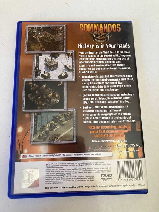 PS2 - Commandos 2: Men Of Courage