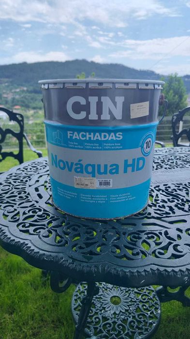 Tinta CIN Nováqua HD fachadas 15 litros X 5