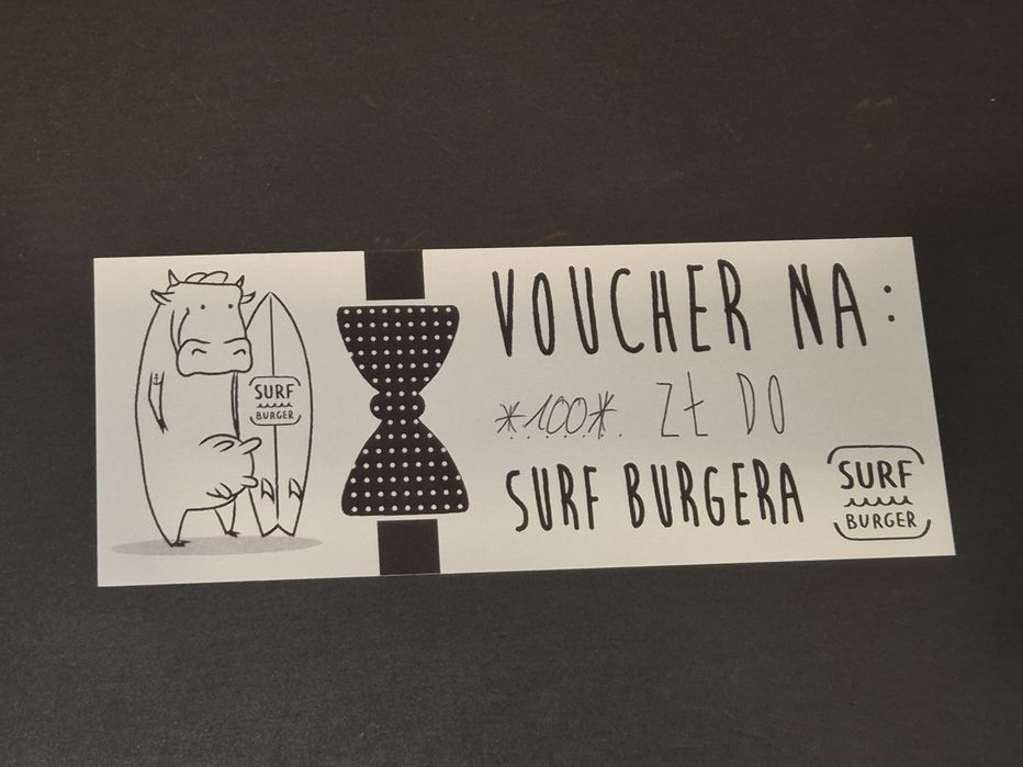 10x Voucher Do SurfBurger Na 100zł