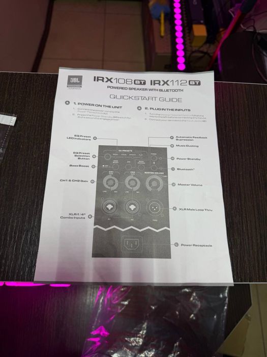 Колонка JBL IRX108BT