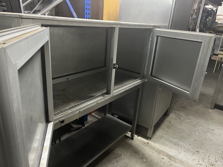 Armario de parede em aluminio de 2 portas 1.40mt