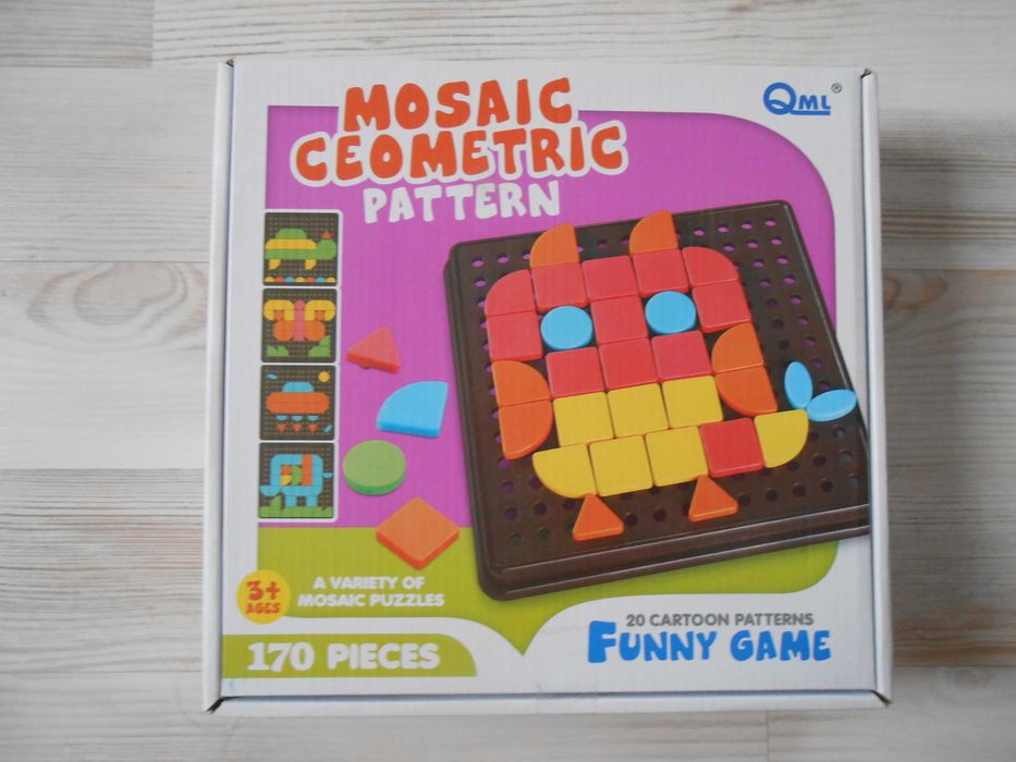 Цікаві мозаїки: геометрична, логічна, збери малюнок, креативна.