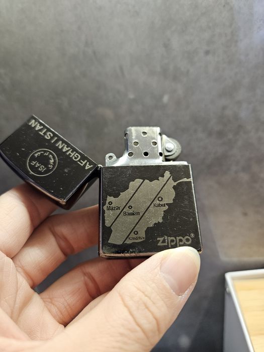 Zapalniczka Zippo ISAF Afghanistan 01/2009