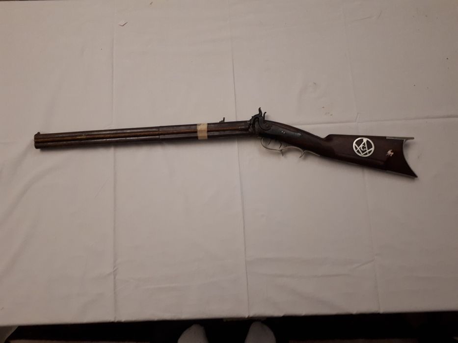 Espingarda muito antiga americana anterior a 1860 segundo lei de venda