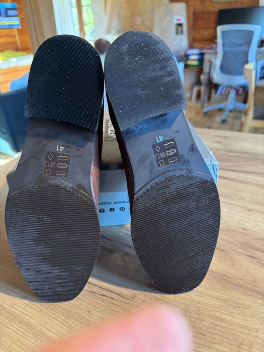 Botki sztyblety - skóra naturalna - 41 Venezia- OKAZJA