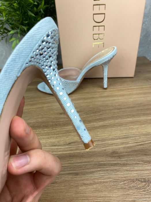 Gedebe Gigi 80 Denim r. 38 – luksusowe jeansowe szpilki