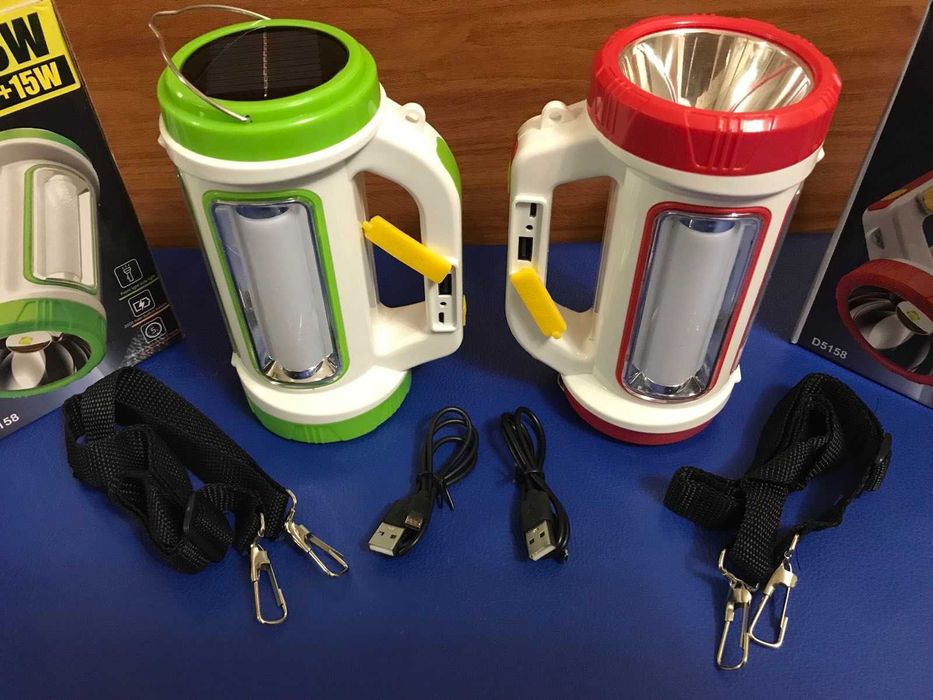 Новый светодиодный фонарь лед солнечная батарея  повербанк