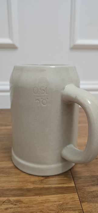 Ceramiczny kufel do piwa "Lieber einen Bauch vom Saufen..."