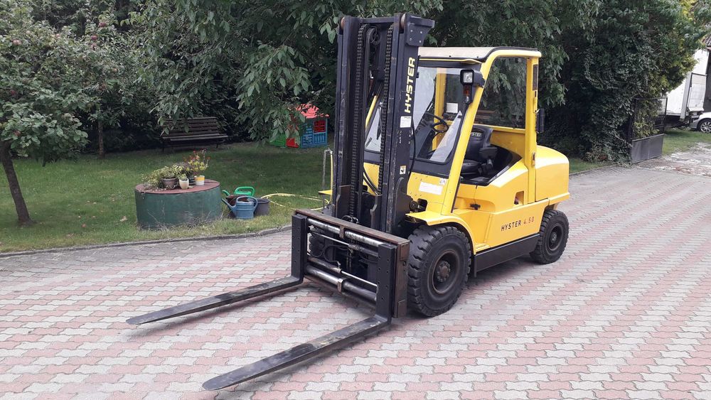 HYSTER H4.50XM silnik perkins diesel 4,5t pozycjoner wozek widlowy