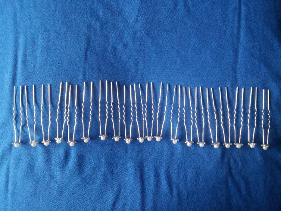 Urocze szpilki, kokówki, wsuwki, spinki ozdobne, Biżuteria ślubna