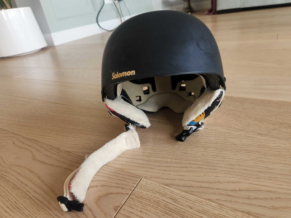 Kask narty snowboard Salomon Venom Black Matt damski L 58-59cm