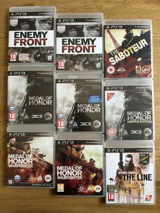 Sony PS3: Метро Луч Надежды, Painkiller Wolfenstein Quake Doom Mass Effect, Deus Ex Resistance Killzone Saboteur Battlefield Red Faction, Sniper