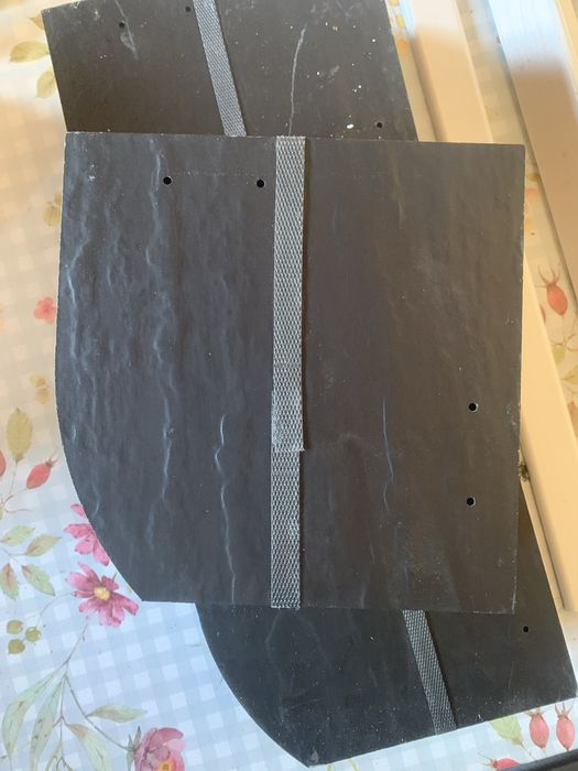 Struktonit Łupek 20x20 Lewy CZARNY