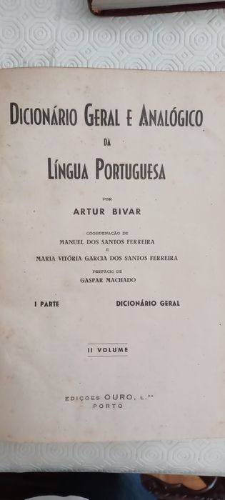 Dicionário Geral E Analógico Da Língua Portuguesa
