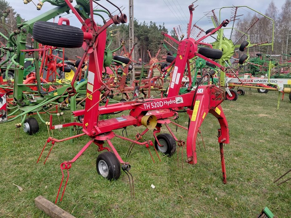 Przetrząsarka Fella th 520.4 gwiazdy,hydrau składana.Claas,krone