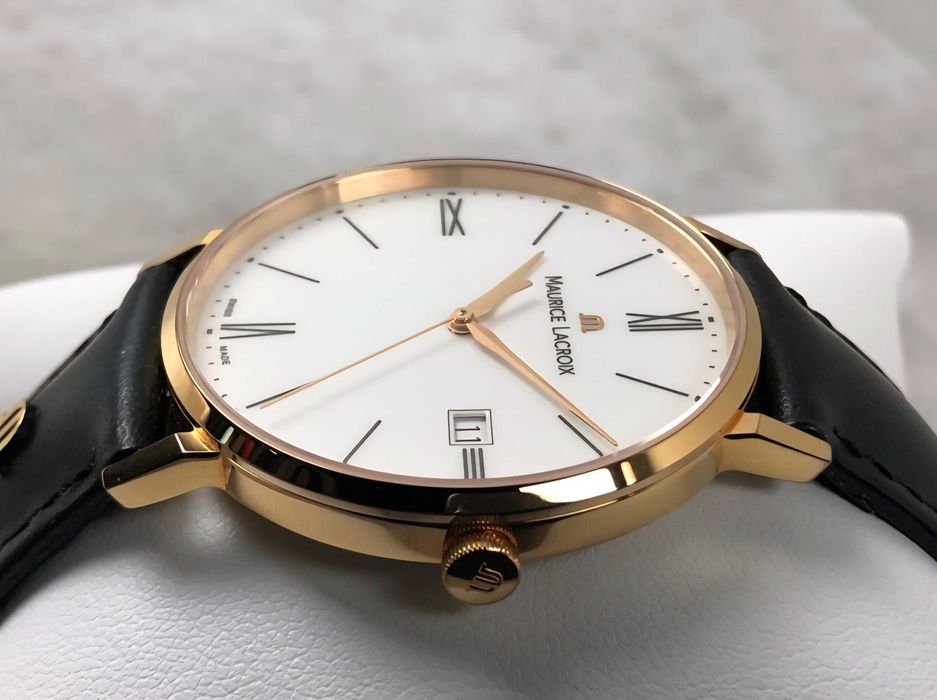 relógio Maurice Lacroix Eliros Date EL1087 totalmente novo
