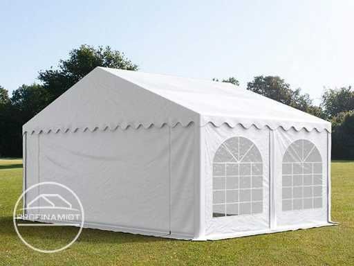 5x5m Namiot imprezowy ogrodowy PVC biały Altana gratis wysyłka