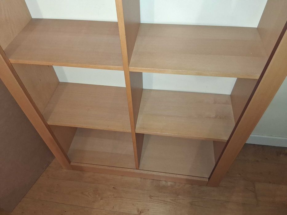 Estante alta 10 divisórias Montada ou Desmontada 5x2 192x91x30cm alto movel escritório quarto betula carvalho