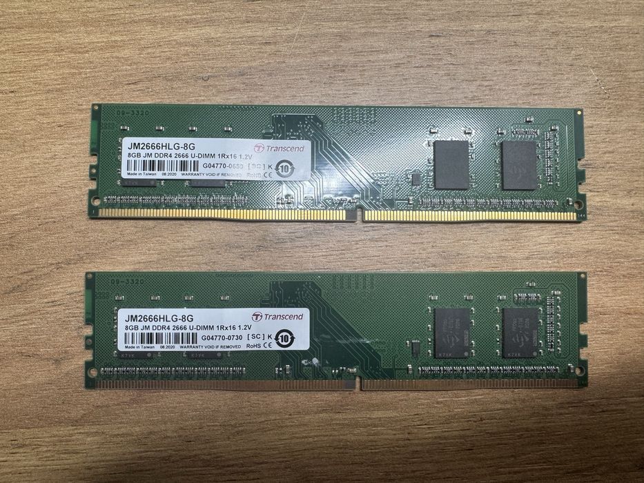 Оперативна памʼять DDR4 16ГБ (2х8)