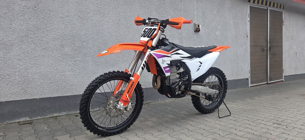 Ktm Sxf 450 rok 2023 Super Stan 25 Mth po wymianie Tłoka Oryginalne Plastiki Mapy zapłonu TCS Rozrusznik