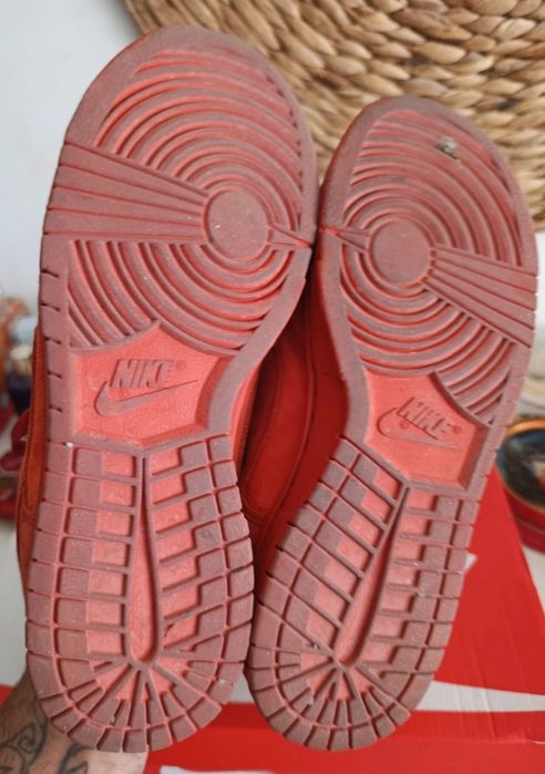 Tênis Nike dunk usados uma vez
