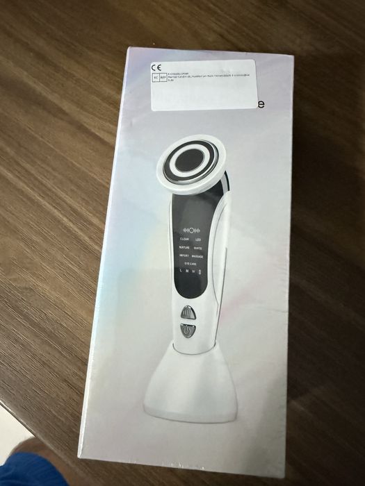 Soniczny Masażer do Twarzy 5w1 | Fototerapia LED | Model HY91 | NOWY