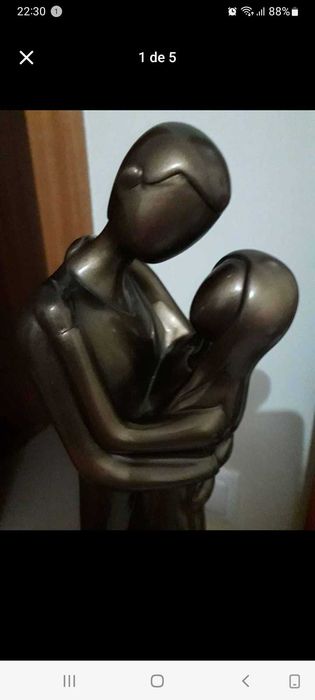 Estatueta" Os noivos"em bronze